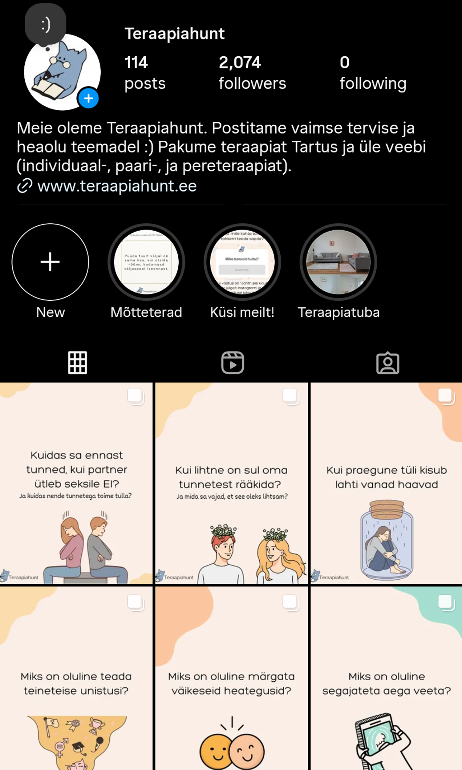 Teraapiahundi sotsiaalmeedia